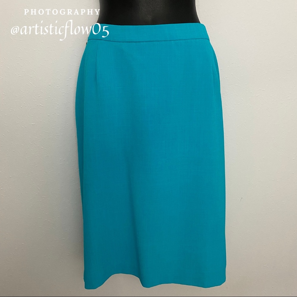 NEW! TanJay Turquoise Lined Skirt 16 Petite
